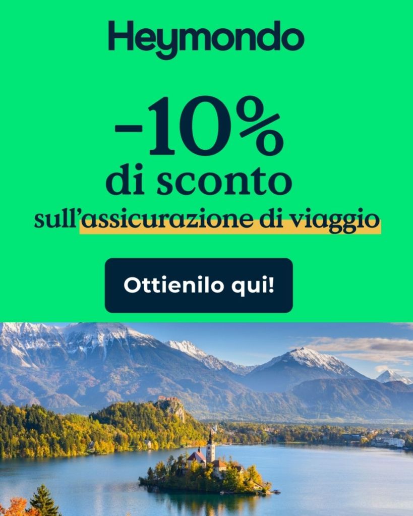 Assicurazione viaggio - slovenia - sconto 10% - heymondo