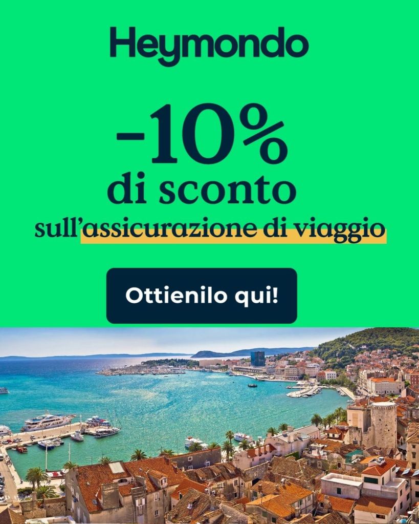 Assicurazione di viaggio Heymondo - sconto del 10%