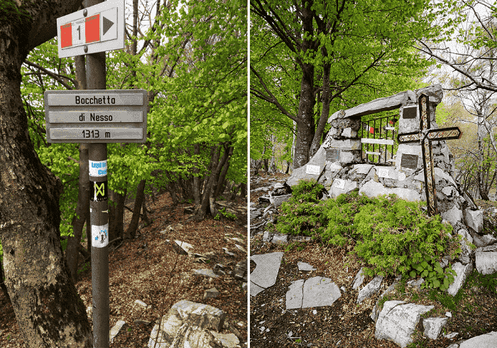 Trekking sul monte Palanzone e Bocchetta di Nesso a 1313 metri.