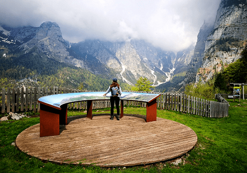Il Balcone delle Dolomiti situato a Pradel, sopra Molveno in Trentino Alto-Adige.