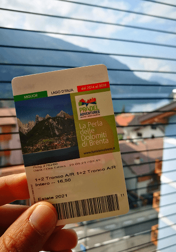 Cabinovia La Panoramica da Molveno all'altopiano di Pradel