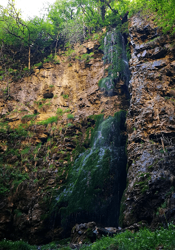 Cascata della passeggiata del Burrone a Fondo, in Trentino Alto Adige