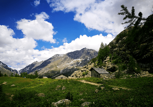 Alpe Ventina a Chiesa Valmalenco, in provincia di Sondrio.