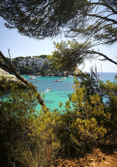 Cala Macarella e Cala Macarelleta sull'isola di Menorca, Baleari
