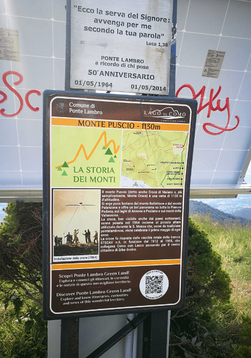 Monte Puscio, trekking como