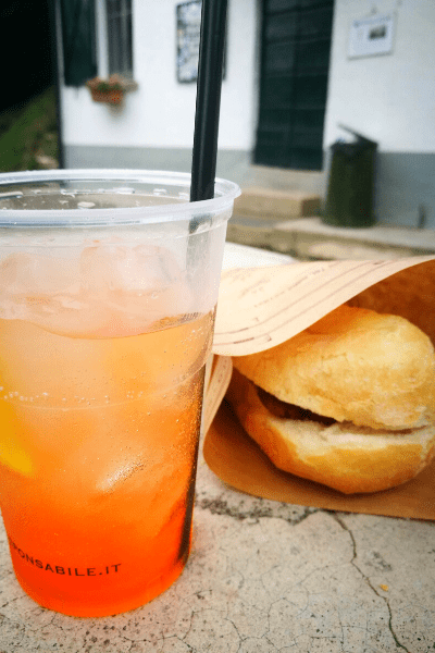 panino con la salamella