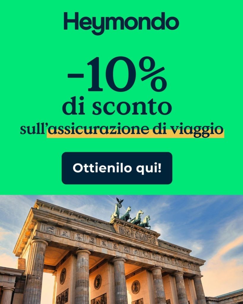 assicurazione viaggio Heymondo con sconto del 10%