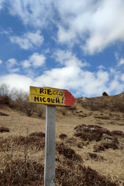 Indicazioni per il Rifugio Nicola