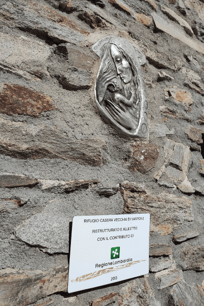 Targa Rifugio Casera Vecchia di Varrone