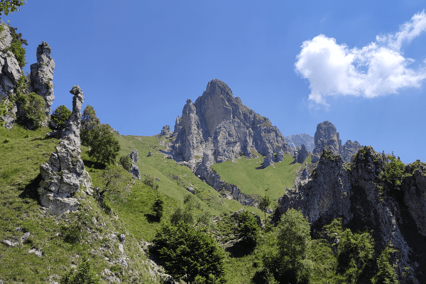 Panorama sentiero delle Foppe sulla Grigna