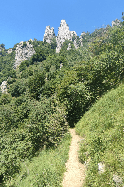 Sentiero delle Foppe da Pian dei Resinelli