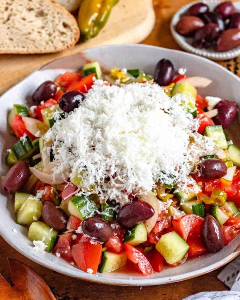 Shopska Salata - piatto tipico di Sofia - Bulgaria