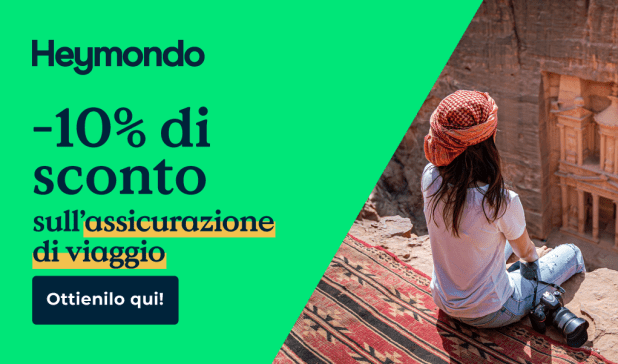 Assicurazione di viaggio heymondo sconto