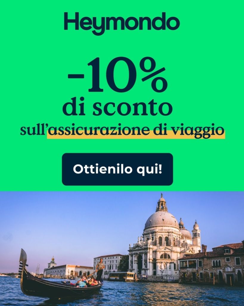 Assicurazione viaggio Heymondo (sconto del -10%)
