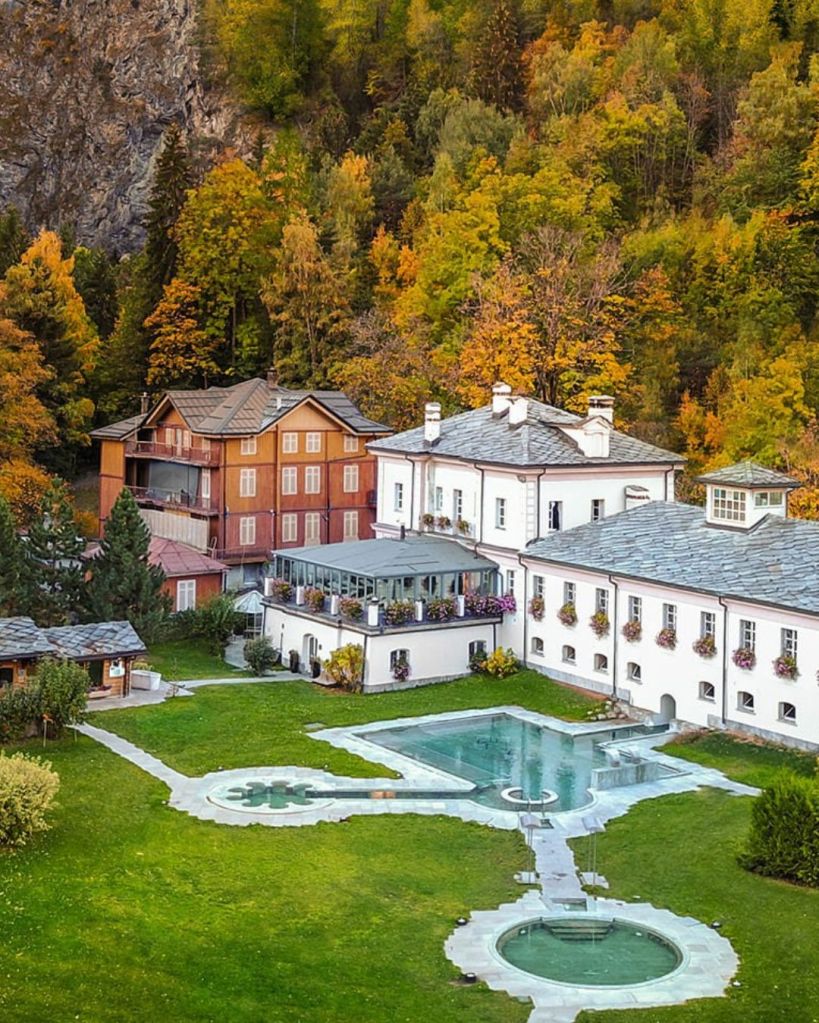Courmayeur cenone + terme di Pré-Saint-Didier