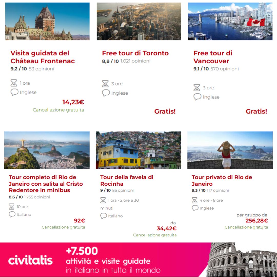 Civitatis - Prenotare tour ed esperienze