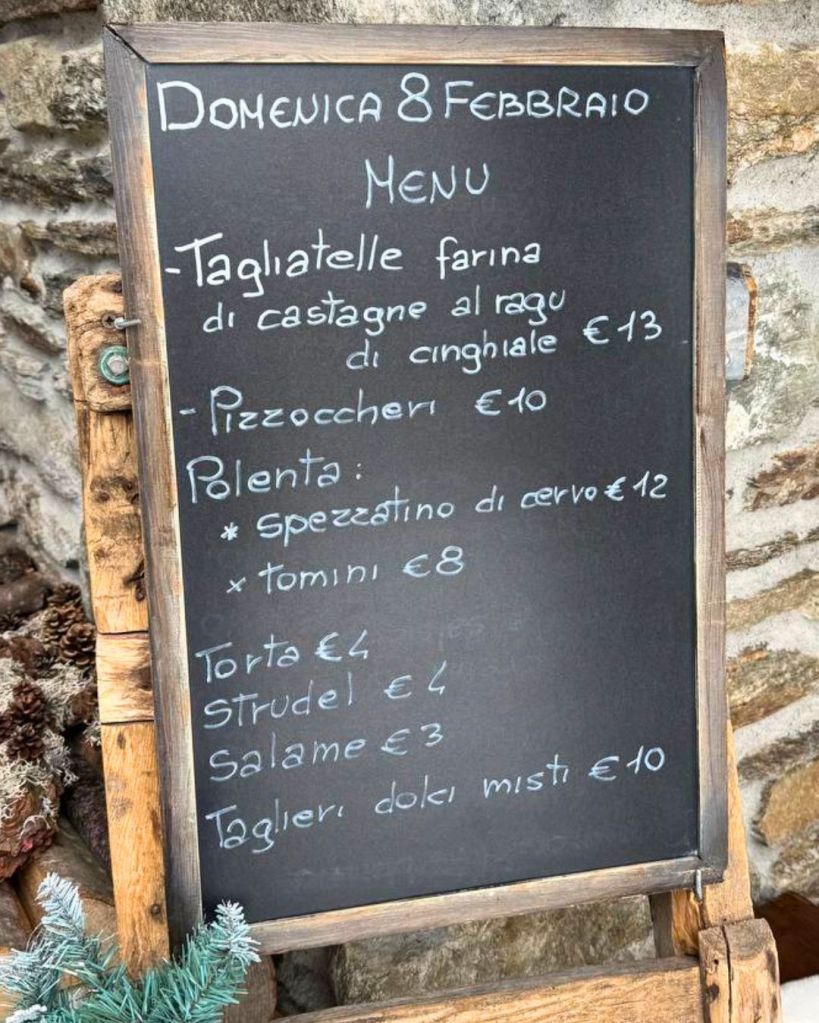Pranzo al Ristoro Alpe Premaniga