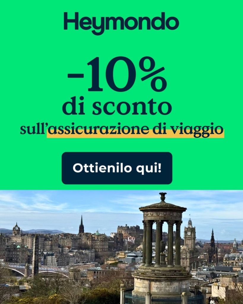 assicurazione di viaggio Edimburgo - Scozia - Heymondo