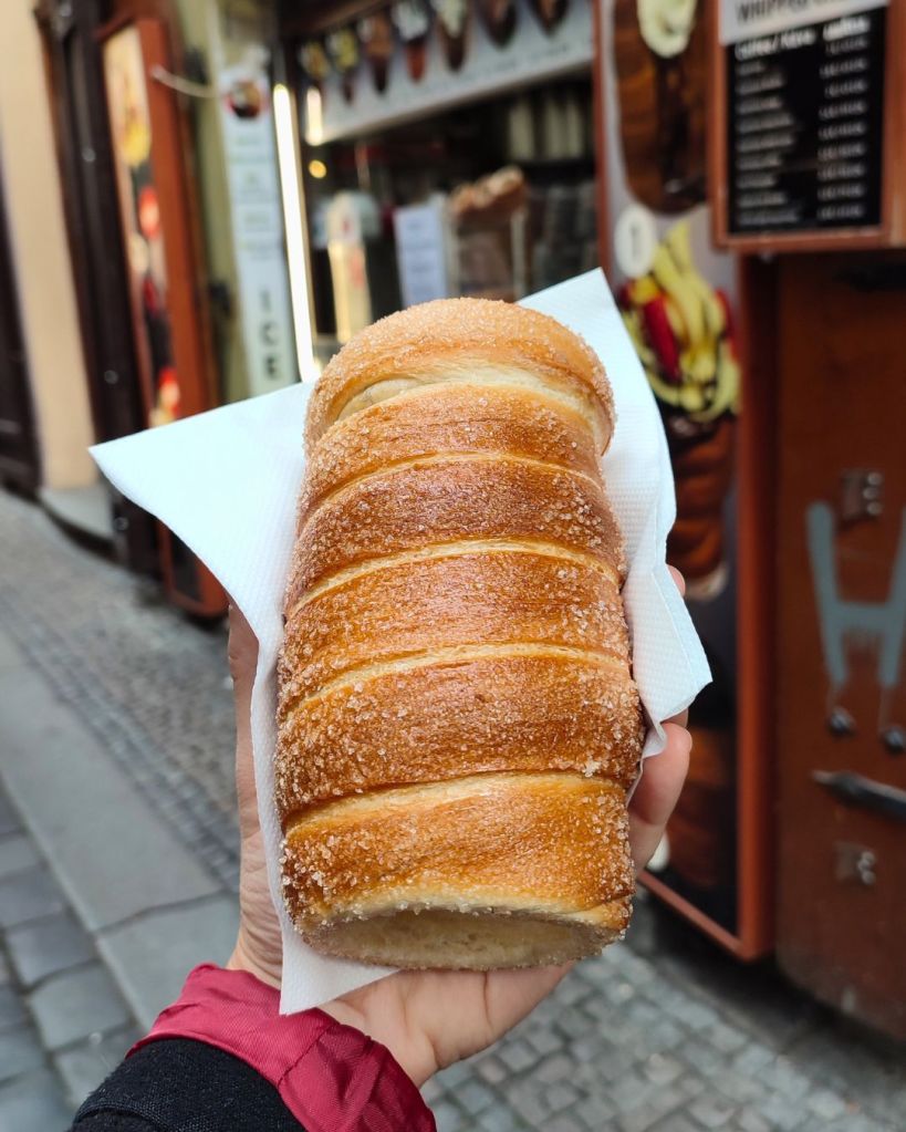 Trdelník (Manicotto di Boemia) - dolce di Praga