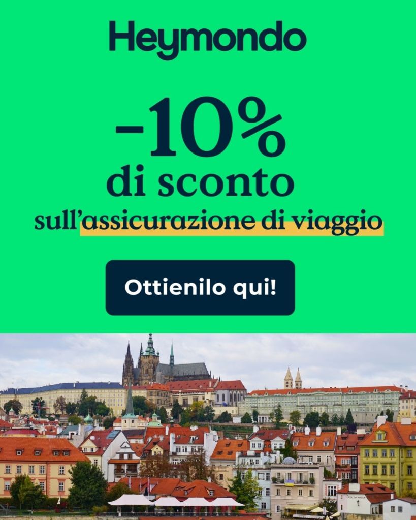Viaggiare a Praga - assicurazione Heymondo con sconto del 10%